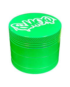 A green 50mm Smoq 4-Part Ceramic Coated Grinder. 