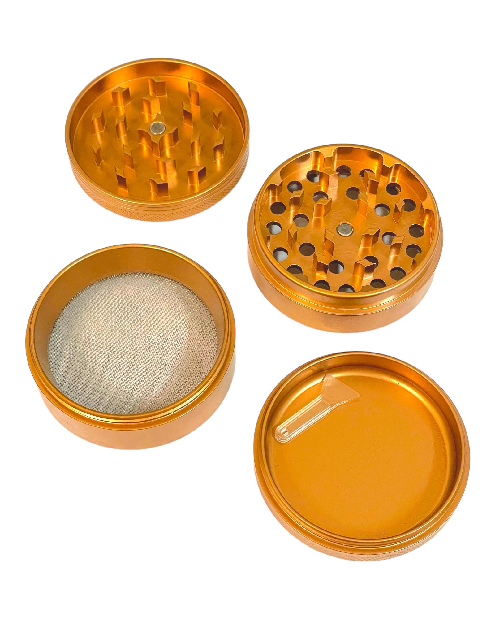 Smoq 4-Part Ceramic Coated Grinder (Assorted Sizes & Colors) Smoke Glass Vape Smoq 4-Part Ceramic Coated Grinder (Assorted Sizes & Colors) Smoke Glass Vape