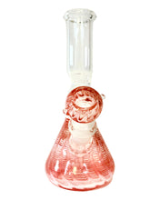 Load image into Gallery viewer, A red Small Zig Zag Zong Bong.
