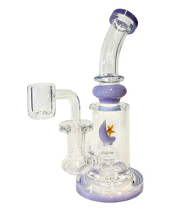 A Star and Moon Dab Rig Water Pipe.