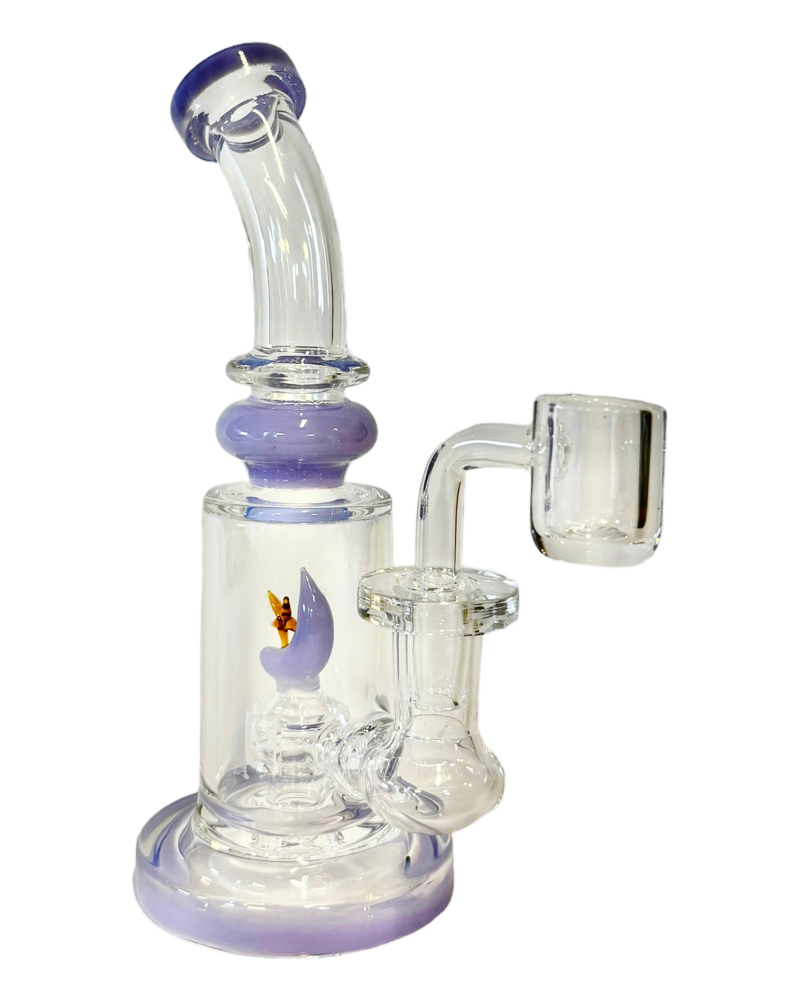 Star and Moon Dab Rig Smoke Glass Vape Star and Moon Dab Rig Smoke Glass Vape