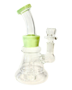 The side of a Slymey Showerhead Mini Water Pipe.