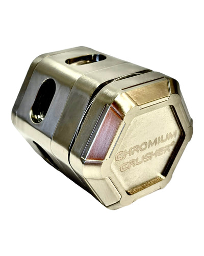 A Chromium Crusher Hexagon Magnetic Grinder.