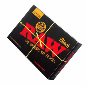 A full deck of Black RAW Playing Cards.