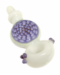 A Large Honeycomb Dotted Hand Pipe.