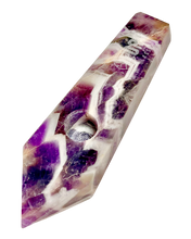 Load image into Gallery viewer, An Ameythst Oro Gemstone Pipe.
