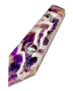 An Ameythst Oro Gemstone Pipe.