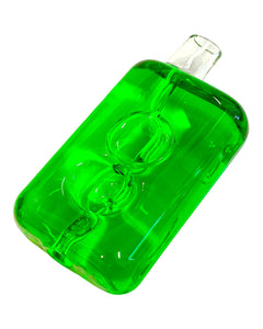 A Green Isn't It Ironic Vape Bar Glycerin Hand Pipe.