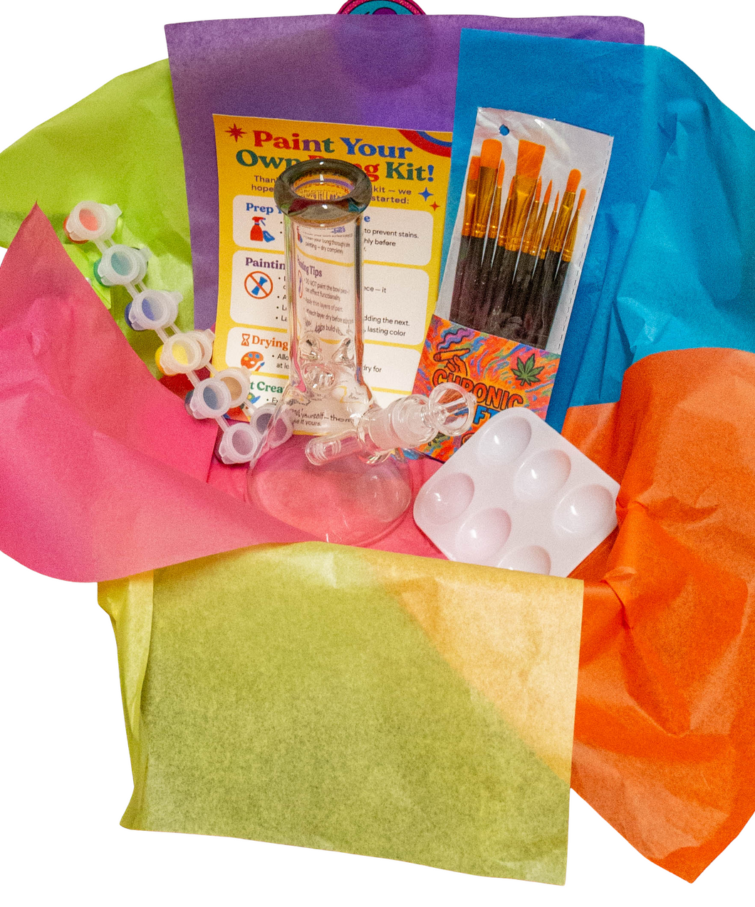 Paint Your Own Bong Kit (8 Inch)