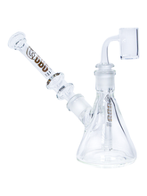 Load image into Gallery viewer, An Oro Highbanker Modular Water Pipe set up as a dab rig.
