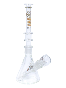 An Oro Highbanker Modular Water Pipe set up as a beaker.