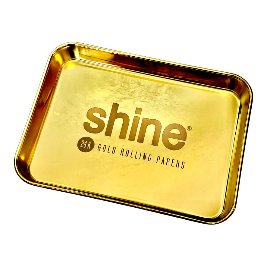Shine Gold Rolling Tray