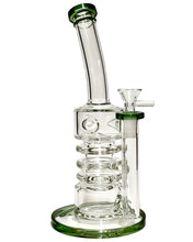 Load image into Gallery viewer, A Double Stack Honeycomb Bubbler Rig.
