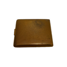 Load image into Gallery viewer, Evans Gold Plated Cigarette Case
