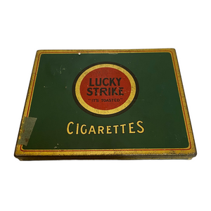 Lucky Strike Toasted Cigarette Tin Smoke Glass Vape Lucky Strike Toasted Cigarette Tin Smoke Glass Vape