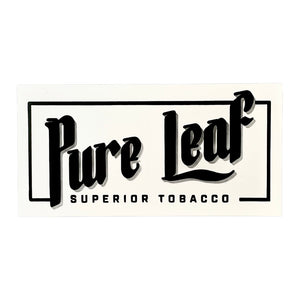 Pure Leaf Sticker Smoke Glass Vape Pure Leaf Sticker Smoke Glass Vape