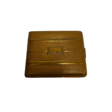 Load image into Gallery viewer, Evans Gold Plated Cigarette Case
