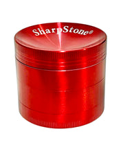 Load image into Gallery viewer, A red 55mm Sharpstone Concave Grinder.
