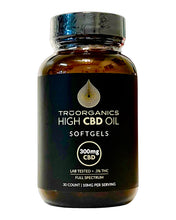 Load image into Gallery viewer, A container of 300mg TRU Organics CBD Softgels.

