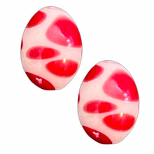 Load image into Gallery viewer, A Handmade Yoshi Egg Terp Pearl Set, with two red eggs.

