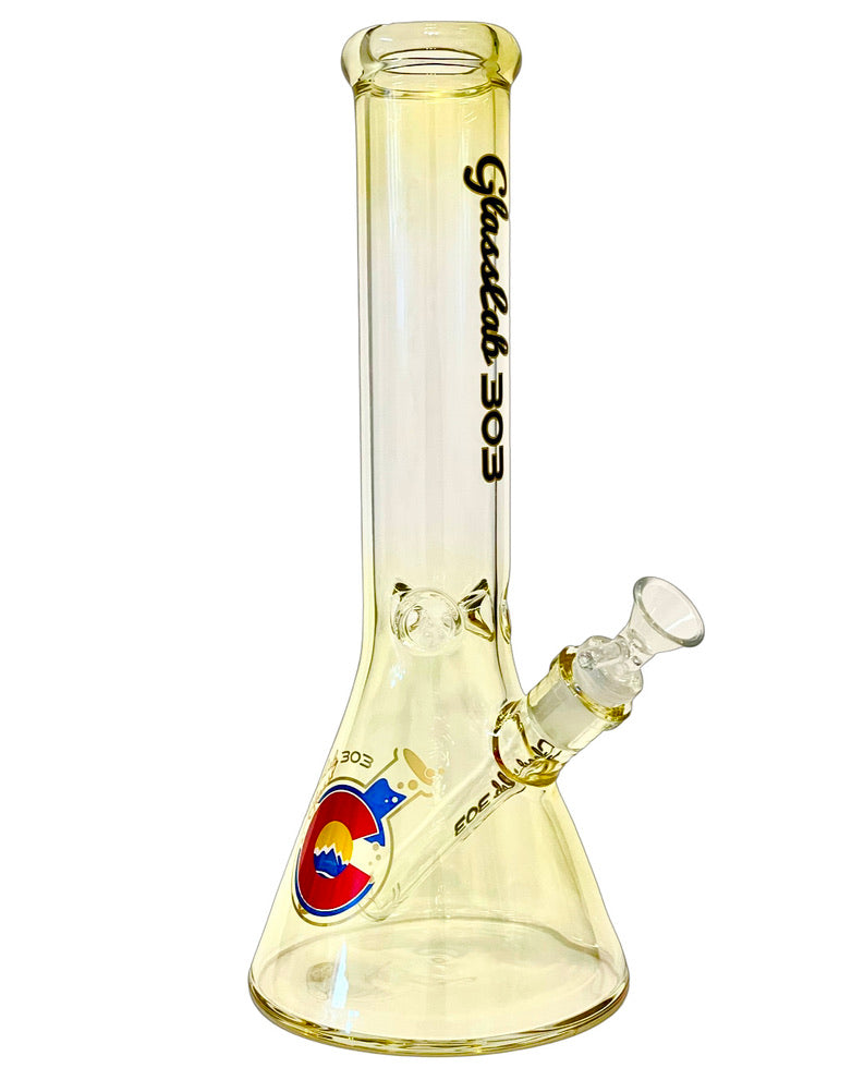 Silver Fumed Beaker Bong