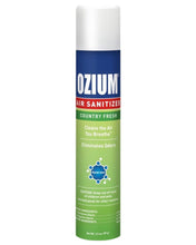 Load image into Gallery viewer, A 3.5 oz can of Ozium Air Sanitizer &amp; Odor Eliminator Spray in Country Freshl scent.
