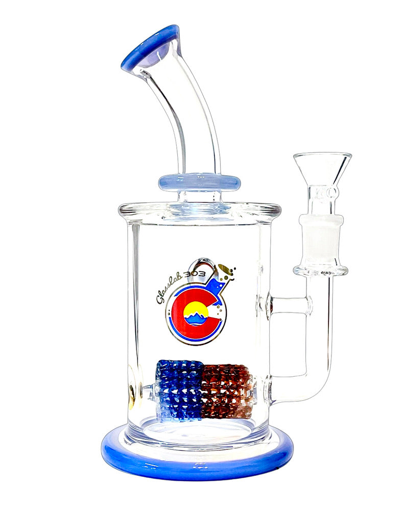 Double Lace Rectangle Water Pipe