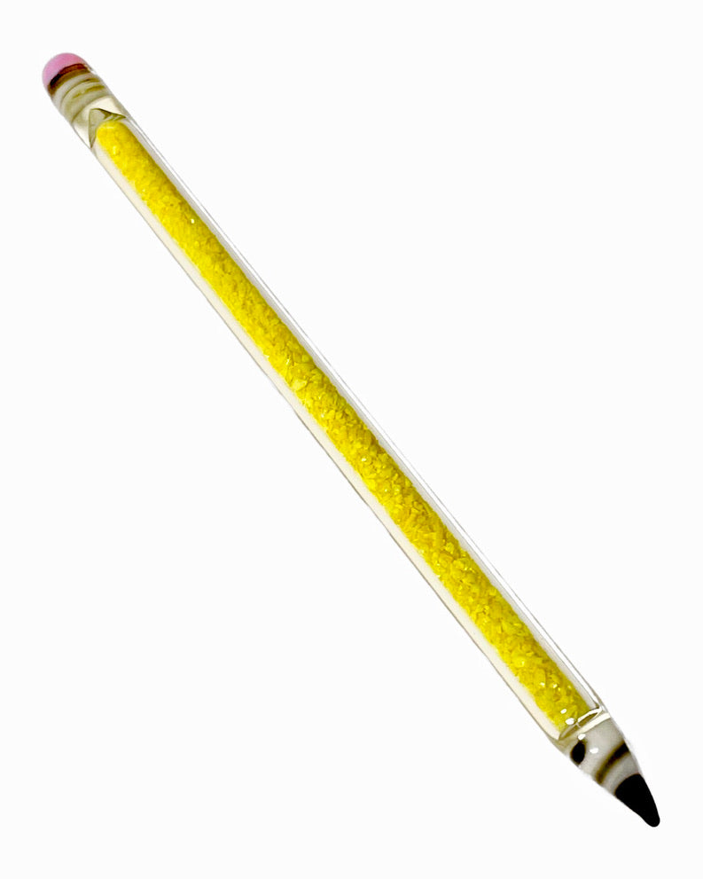 A yellow Classic Glitter Pencil Dabber.