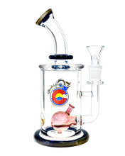 Load image into Gallery viewer, Fumed 3D Logo Perc Water Pipe
