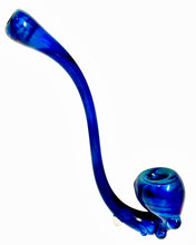Load image into Gallery viewer, A Hippie Hookup Dotted Blue Gandalf Pipe.
