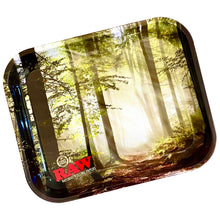 Load image into Gallery viewer, A RAW Smokey Forest Large Rolling Tray.
