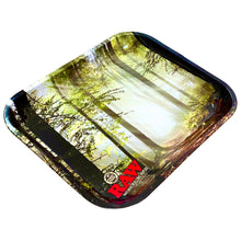 Load image into Gallery viewer, A RAW Smokey Forest Large Rolling Tray.
