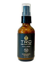 Load image into Gallery viewer, A bottle of TRU Organics CBD Facial Serum.
