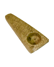Load image into Gallery viewer, A sand-colored Onyx Stone Hand Pipe.
