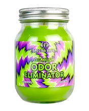 Load image into Gallery viewer, An OG Kush Special Blue Odor Eliminator Candle.
