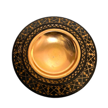 Load image into Gallery viewer, Hand-Carved Tribal Ashtray with Copper Insert
