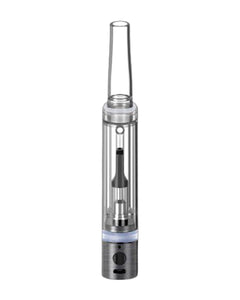 The front of a KR1 Vaporizer and Bubbler with a dab cartridge inside of it.