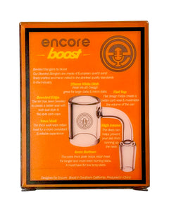 The back of a Encore Boost 14mm Quartz Banger box.