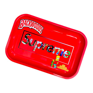 A Supreme Bart Simpson Backwoods Medium Rolling Tray.
