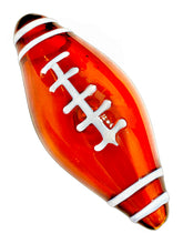 Load image into Gallery viewer, A Football Hand Pipe handblown by Pufferfish Glass.
