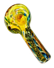 Load image into Gallery viewer, A Hippie Hookup Big Headed Dichro Spoon Pipe.
