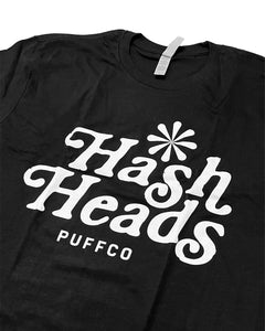 The front print of a Puffco Hash Heads Tee.