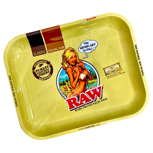 A RAW Girl Large Rolling Tray.