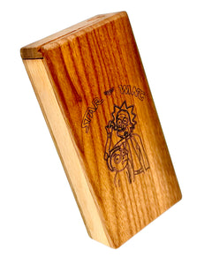 A Rick and Morty Wood Dugout.
