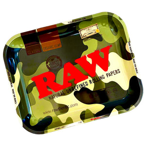 A RAW Camo Large Rolling Tray.