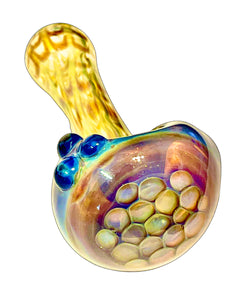 Honeycomb Wrap n' Rake Spoon Pipe