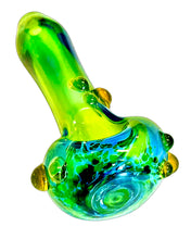 Load image into Gallery viewer, Swamp Swirl Spoon Pipe
