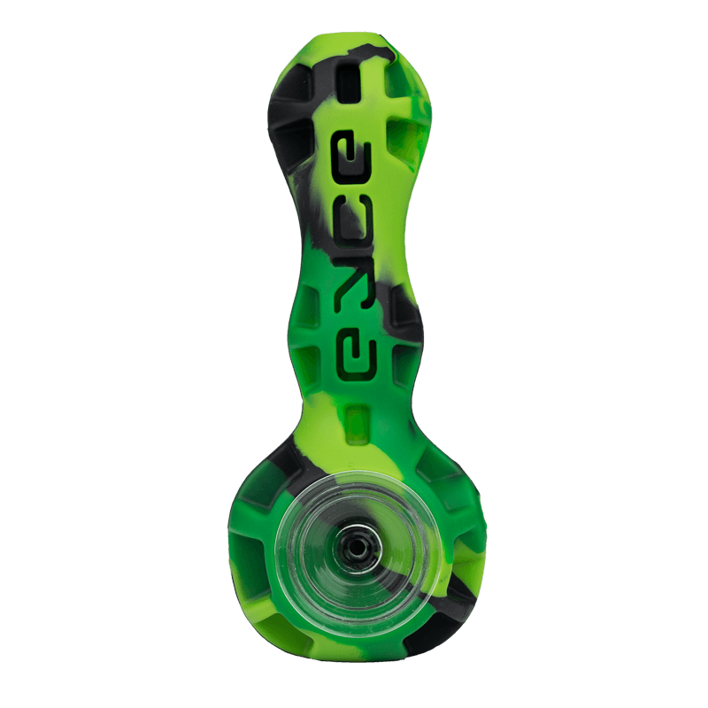 A Creature Green Eyce Silicone Spoon Pipe.