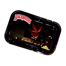 Load image into Gallery viewer, A Playboy Backwoods Medium Rolling Tray.
