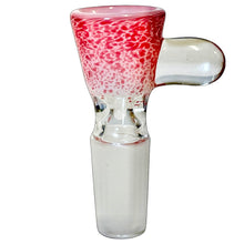 Load image into Gallery viewer, A red 14mm male Koi Koi Funnel Slide handblown by TKO Glassworks.
